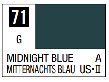 Mr.Hobby Mr.Color C-071 Midnight Blue nitro dažai modeliams 10 ml
