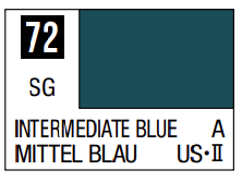 Mr.Hobby Mr.Color C-072 Intermediate Blue nitro dažai, 10 ml