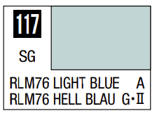 Mr.Hobby Mr.Color C-117 RLM76 Light Blue nitro dažai, 10 ml