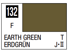 Mr.Hobby Mr.Color C-132 Žemės žalia nitro dažai, 10 ml