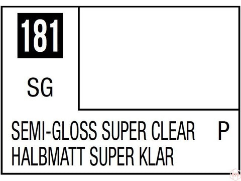 Mr.Hobby Mr.Color C-181 pusiau blizgus Super Clear nitro lakas, 10 ml