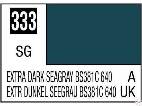 Mr.Hobby Mr.Color C-333 nitro dažai Extra Dark Sea Grey BS381C 640 10 ml