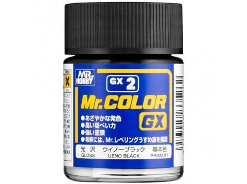 Mr.Hobby Mr.Color GX Ueno Black dažai GX-2, 18 ml