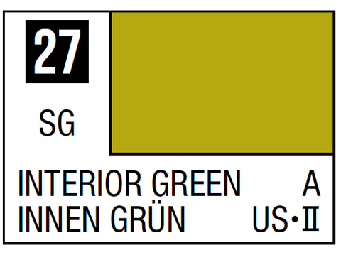 Mr.Hobby Mr.Color C-027 nitro dažai Interior Green, 10 ml