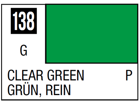 Mr.Hobby Mr.Color C-138 skaidriai žali nitro dažai, 10 ml