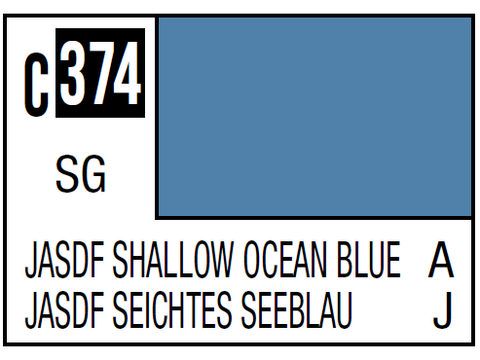Mr.Hobby Mr.Color C-374 JASDF Shallow Ocean Blue nitro dažai, 10 ml