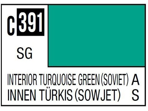 Mr.Hobby Mr.Color C-391 nitro dažai – sovietinė turkio žalia, 10 ml