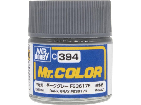 Mr.Hobby Mr.Color C-394 tamsiai pilka (Dark Gray) FS36176 nitro dažai 10 ml