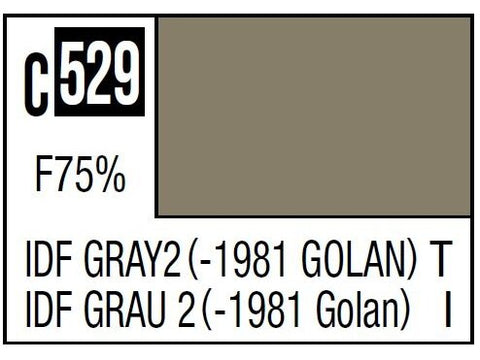 Mr.Hobby Mr.Color C-529 IDF Gray 2 (-1981 Golan) nitro dažai 10 ml