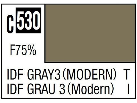 Mr.Hobby Mr.Color C-530 IDF Gray 3 nitro dažai, 10 ml