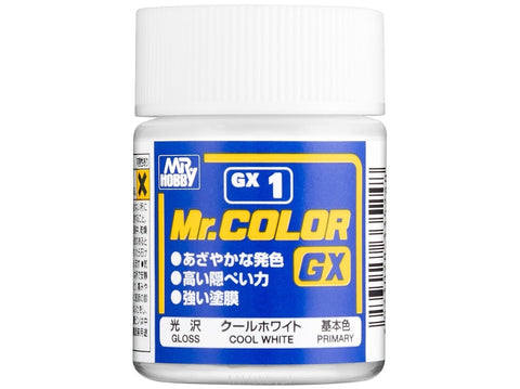 Mr.Hobby Mr.Color GX dažai Cool White GX-1, 18 ml