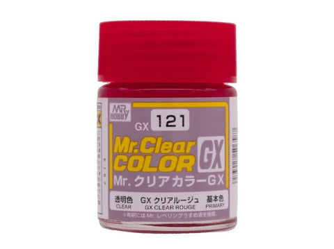 Mr.Hobby Mr.Color GX akriliniai dažai Clear Rouge GX-121, 18 ml