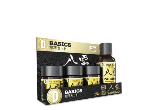 Mr.Hobby Yakumo Basics WY-04 sendinimo rinkinys modeliams: kuras, purvas, rūdys