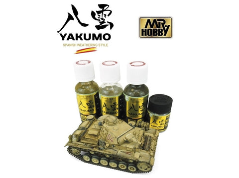 Mr.Hobby Yakumo Afrika Korps sendinimo rinkinys WY-03 (emaliai, pigmentas)