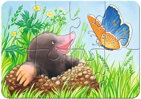 Ravensburger: My First Puzzle: Cute garden dwellers - RAVENSBURGER dėlionė - HOBI.LT 🇱🇹