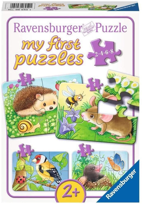 Ravensburger: My First Puzzle: Cute garden dwellers - RAVENSBURGER dėlionė - HOBI.LT 🇱🇹