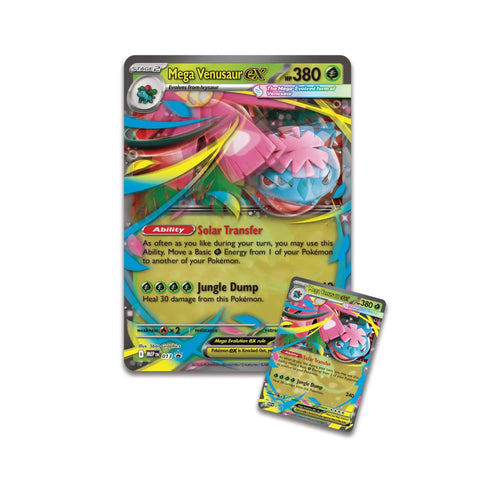 Pokemon Mega Venusaur EX Premium TCG rinkinys, 8 booster pakeliai