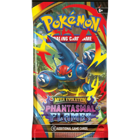 Pokémon TCG Phantasmal Flames papildymo pakelis (10 kortų, ENG)