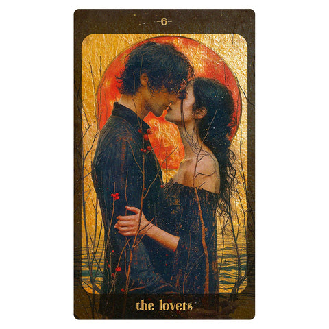 Amber Moon Tarot kortos su instrukcijų knygele (78 kortos)