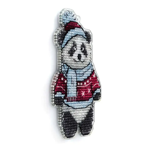 Wonderland Crafts kalėdinis kryželių rinkinys ant plastiko eglutei