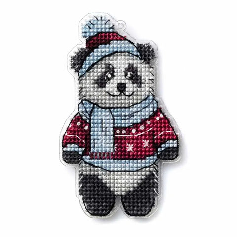 Wonderland Crafts kalėdinis kryželių rinkinys ant plastiko eglutei