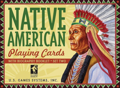 US Games Systems: Native American Set Two žaidimų kortos - HOBI.LT 🇱🇹