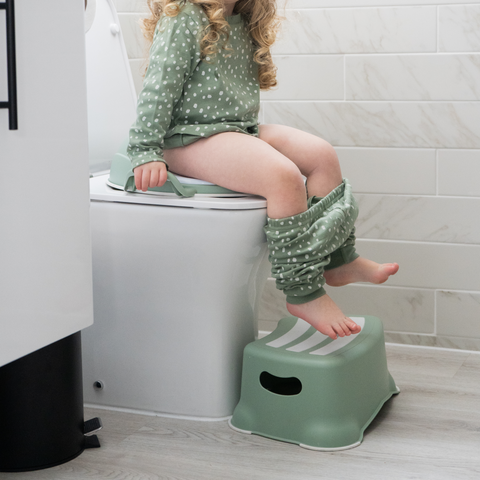 My Carry Potty neslystantis vaikiškas laiptelis, pastelinė žalia, iki 50 kg