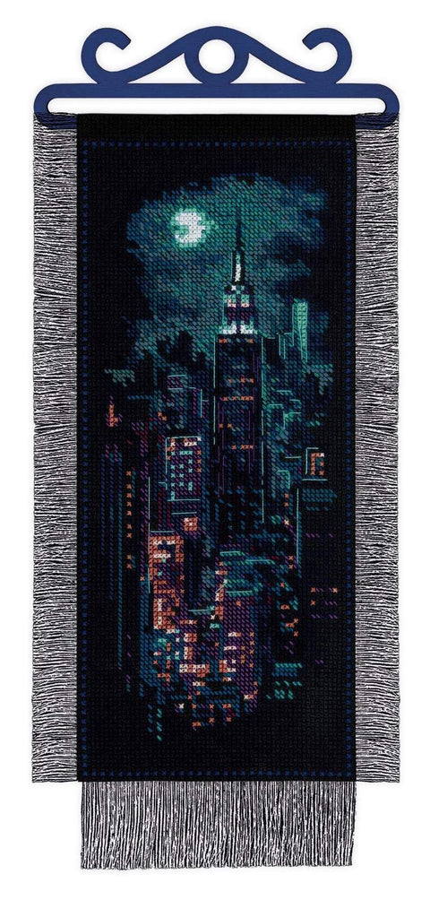 RIOLIS: New York at Night Siuvinėjimo rinkinys iš RIOLIS Nr.: 1992 - HOBI.LT 🇱🇹