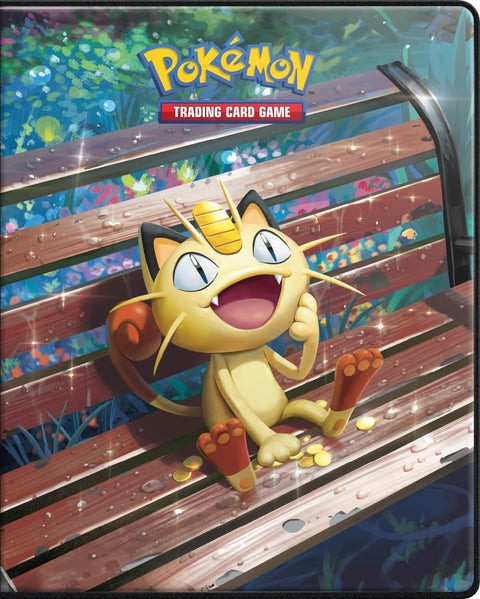 Pokémon kortelių albumas 4 kišenių Meowth & Starmie, iki 80+4 kortų
