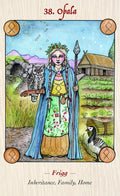 Blue Angel: Norse Goddess Rune Oracle kortos Blue Angel - HOBI.LT 🇱🇹
