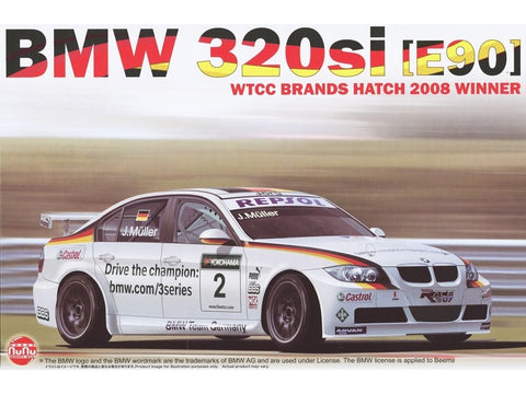 NuNu BMW 320si E90 WTCC 2008 Brands Hatch 1/24 modelio rinkinys