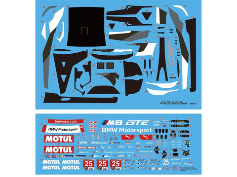NuNu BMW M8 GTE 2020 Road Atlanta nugalėtojas 1/24 plastikinis surenkamas modelis