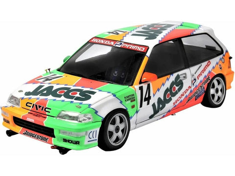 Honda Civic EF9 JACCS 1992 Group A 1/24 plastikinis surinkimo rinkinys