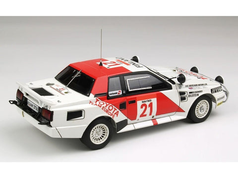 NuNu Toyota Celica TA64 ’85 Safari Rally nugalėtoja 1/24 plastiko rinkinys