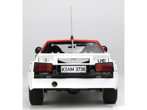 NuNu Toyota Celica TA64 ’85 Safari Rally nugalėtoja 1/24 plastiko rinkinys