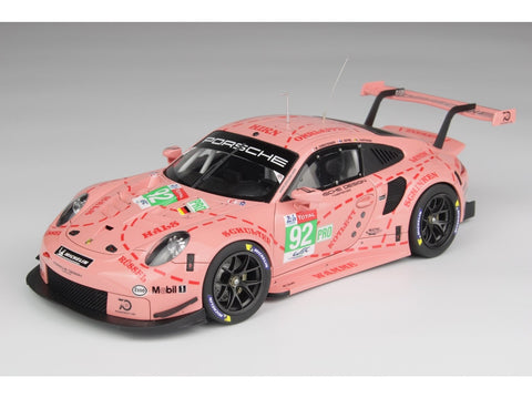 NuNu Porsche 911 RSR „Pink Pig“ 2018 Le Mans GTE nugalėtojas, 1/24 rinkinys