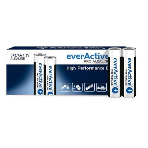 EverActive Pro AA LR6 šarminės baterijos 10 vnt