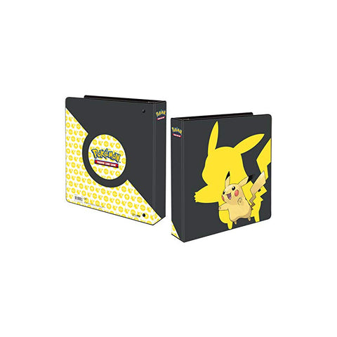 Pikachu 2 colių 3 žiedų segtuvas Pokémon kortelėms Ultra PRO kolekcionieriams