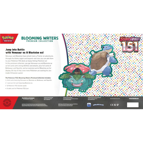 Pokémon TCG Scarlet & Violet 151 Blooming Waters Premium dėžutė (12 pakelių)