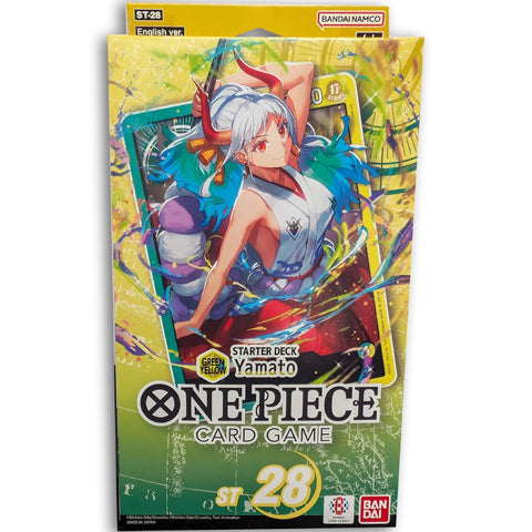 One Piece Yamato pradedančiųjų kortų žaidimo kaladė žalia/geltona