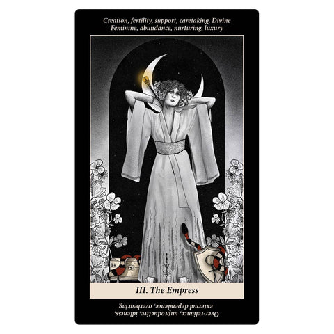 Soul Reflections Tarot kortos savęs pažinimui su aukso folija
