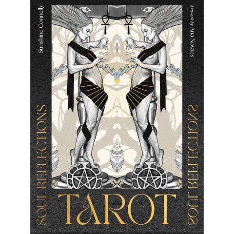 Soul Reflections Tarot kortos savęs pažinimui su aukso folija