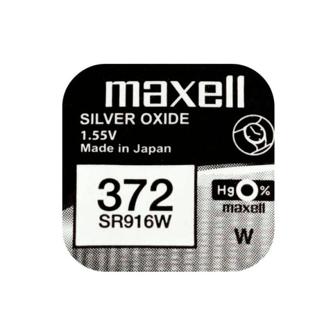 Maxell 372 SR916W sidabro oksido baterijos laikrodžiams 2 vnt.