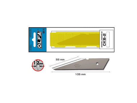 OLFA CK-2 peilio atsarginės geležtės CKB-2, 2 vnt.