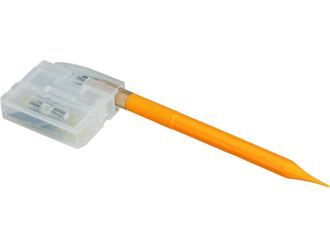 OLFA AK-5 profesionalus skalpelis su adata + 30 atsarginių geležčių