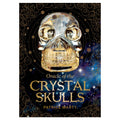 Oracle kortos "Crystal Skulls" — viršelis su auksine kristaline kaukole ant žvaigždėto, ornamentuoto kosminio fono