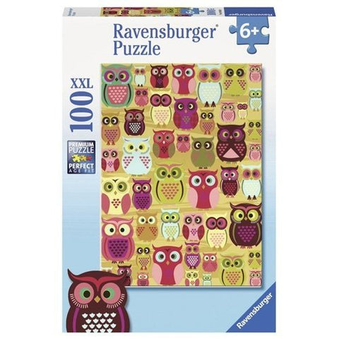 Ravensburger: Owls 100pcs. Puzzle - RAVENSBURGER dėlionė - HOBI.LT 🇱🇹