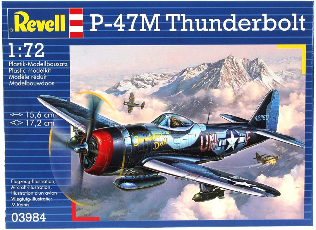 P-47M Thunderbolt modelis - Detalus 1:72 rinkinys Revell – HOBi.lt 🔴