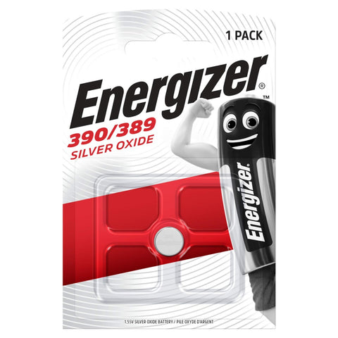 Energizer 390/389 sidabro oksido laikrodžio baterija 1,55 V
