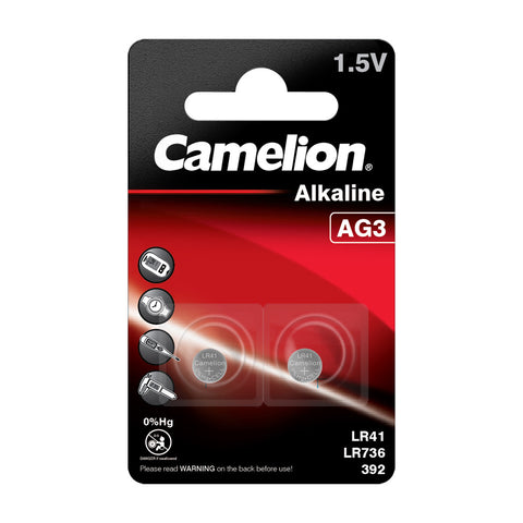 Camelion LR41 L736 šarminės baterijos 1,5 V 2 vnt laikrodžiams